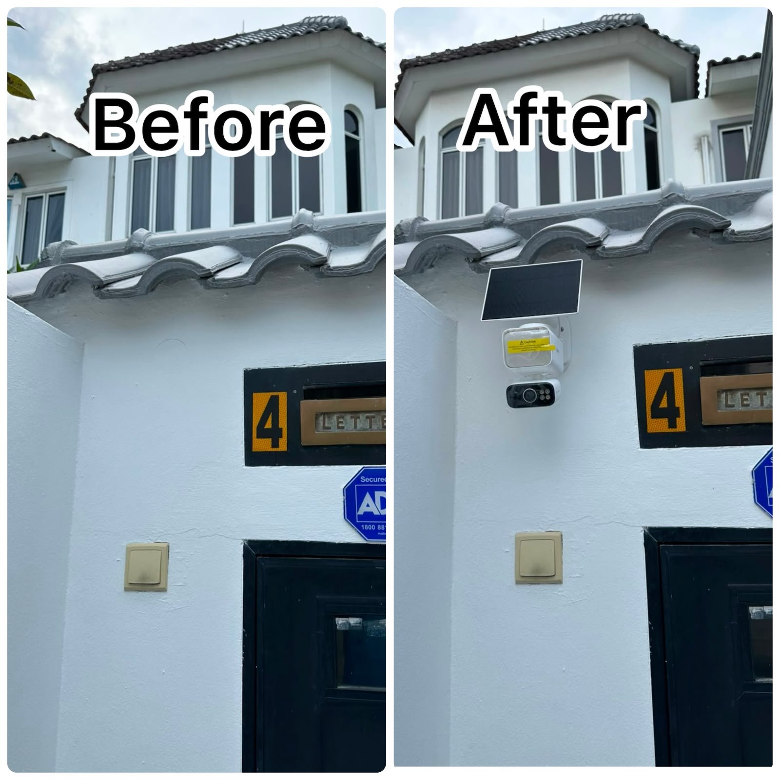 Solar-Powered CCTV Security Camera Installation Service in Singapore